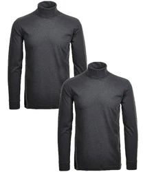 RAGMAN Rollkragenshirt Dunkelgrau/Grau/Schwarz/Dunkelblau