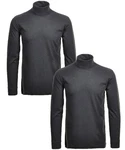 RAGMAN Rollkragenshirt Dunkelgrau/Grau/Schwarz/Dunkelblau