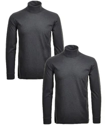 RAGMAN Rollkragenshirt Dunkelgrau/Grau/Schwarz/Dunkelblau