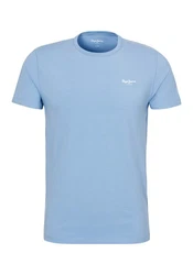Pepe Jeans T-Shirt Rundhals Hellblau/Blau