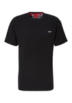 HUGO Pyjamaoberteil Tortuga mit Markenlabel Schwarz