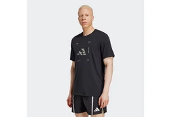 adidas Performance T-Shirt M BOX LOGO G T Schwarz/Dunkelgrün/Grün