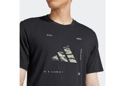 adidas Performance T-Shirt M BOX LOGO G T Schwarz/Dunkelgrün/Grün