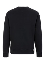 Replay Sweatshirt mit Stickerei Schwarz/Rot/Dunkelblau
