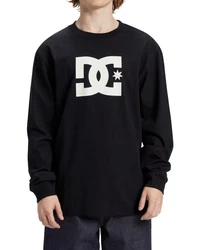 DC Shoes Langarmshirt DC Star Hls Schwarz/Grau/Creme/Dunkelblau/Rot