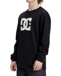 DC Shoes Langarmshirt DC Star Hls Schwarz/Grau/Creme/Dunkelblau/Rot