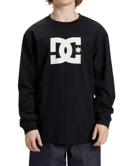 DC Shoes Langarmshirt DC Star Hls Schwarz/Grau/Creme/Dunkelblau/Rot
