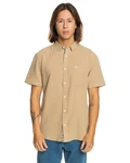 Quiksilver Kurzarmhemd Time Box Beige/Braun/Khaki