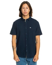 Quiksilver Kurzarmhemd Time Box Blau/Hellblau/Dunkelblau
