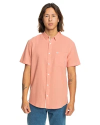 Quiksilver Kurzarmhemd Time Box Rosa/Orange/Rot