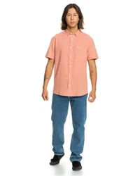 Quiksilver Kurzarmhemd Time Box Rosa/Orange/Rot