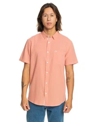 Quiksilver Kurzarmhemd Time Box Rosa/Orange/Rot
