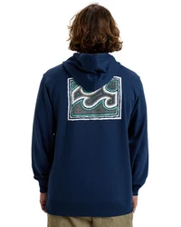 Billabong Hoodie Foundation Po Blau/Dunkelblau/Hellblau