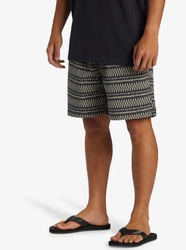Quiksilver Bermudas Taxer Schwarz/Beige/Dunkelblau/Grün