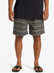 Quiksilver Bermudas Taxer Schwarz/Beige/Dunkelblau/Grün