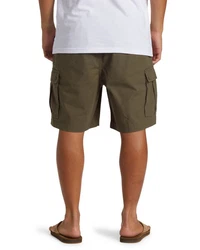 Quiksilver Bermudas Taxer Cargo Dunkelgrün/Khaki/Braun