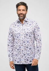 Eterna Langarmhemd Weiß/Lila/Rosa/Rot/Blau/Braun