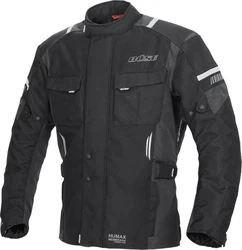 Bse Motorradjacke Breno Pro Dunkelgrau/Grau/Weiß/Schwarz