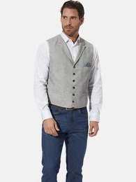 Sweatweste VESPASIANO mit Einstecktuch