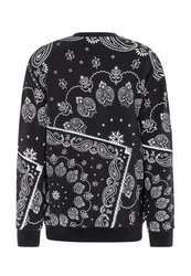 RedBridge Sweatshirt Streetwear-Pullover Schwarz/Creme/Braun/Dunkelblau