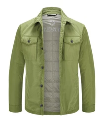 Milestone Hemdjacke MSBakersfield Dunkelgrün/Grün