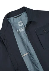 Milestone Hemdjacke MSBakersfield Dunkelblau/Blau/Hellblau