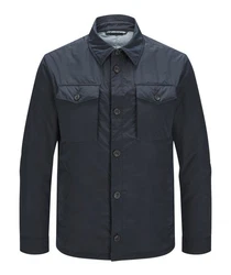 Milestone Hemdjacke MSBakersfield Dunkelblau/Blau/Hellblau