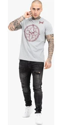 TAPOUT T-Shirt Skrape Grau/Silber/Hellgrau