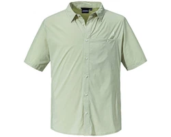 Schöffel Kurzarmhemd Hohe Reuth Herren Hellgrün/Khaki/Grün/Türkis