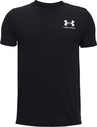 Under Armour T-Shirt Sportstyle Kurzarm-Oberteil mit Logo Rot/Dunkelblau