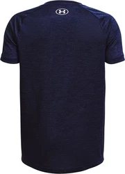 Under Armour T-Shirt UA Tech 2.0 Oberteil Dunkelblau/Rot/Blau