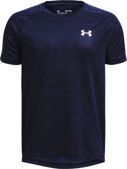 Under Armour T-Shirt UA Tech 2.0 Oberteil Dunkelblau/Rot/Blau