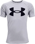 Under Armour T-Shirt Tech Kurzarm-Oberteil  Grau/Rot/Hellgrau
