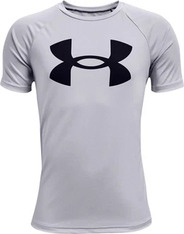 Under Armour T-Shirt Tech Kurzarm-Oberteil  Grau/Rot/Hellgrau