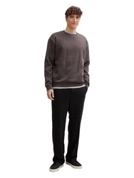 TOM TAILOR Denim Sweatshirt Grau/Khaki/Dunkelgrau/Rot/Dunkelbraun/Braun/Lila/Rosa/Dunkelrot
