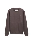 TOM TAILOR Denim Sweatshirt Grau/Khaki/Dunkelgrau/Rot/Dunkelbraun/Braun/Lila/Rosa/Dunkelrot