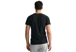 Gant T-Shirt V-NECK 2-PACK Dunkelblau/Lila/Schwarz/Weiß/Beige
