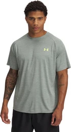 Kurzarmshirt UA TECH TEXTURED SS SILICA GREEN