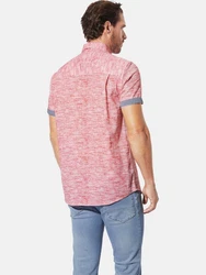 Babista Kurzarmhemd MILANZETTI Rot/Rosa