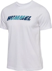hummel T-Shirt hmlGRAPHIC BOLD LOGO TEE weiß