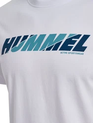 hummel T-Shirt hmlGRAPHIC BOLD LOGO TEE weiß