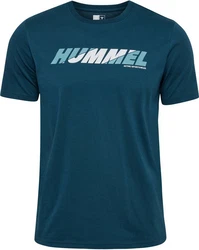 hummel T-Shirt hmlGRAPHIC BOLD LOGO TEE Reflecting Pond