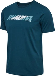 hummel T-Shirt hmlGRAPHIC BOLD LOGO TEE Reflecting Pond