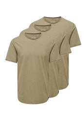 ONLY & SONS T-Shirt 3er Pack ONSBENNE 