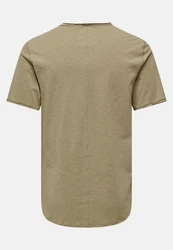 ONLY & SONS T-Shirt 3er Pack ONSBENNE Dunkelgrün/Khaki/Beige