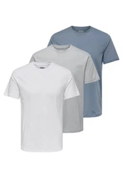 ONLY & SONS T-Shirt MAX 3er Pack (Spar-Set, 3-tlg) 