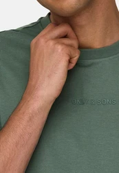 ONLY & SONS T-Shirt MAX 3er Pack (Spar-Set, 3-tlg) Dunkelgrün/Grün