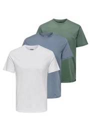 T-Shirt 3er Pack MAX (Spar-Set, 3-tlg) T-Shirt - Baumwolle - Atmungsaktiv - Vielseitiges Basic