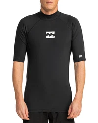 Billabong Rash Guard Waves All Day Grün/Schwarz/Grau