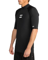 Billabong Rash Guard Waves All Day Grün/Schwarz/Grau